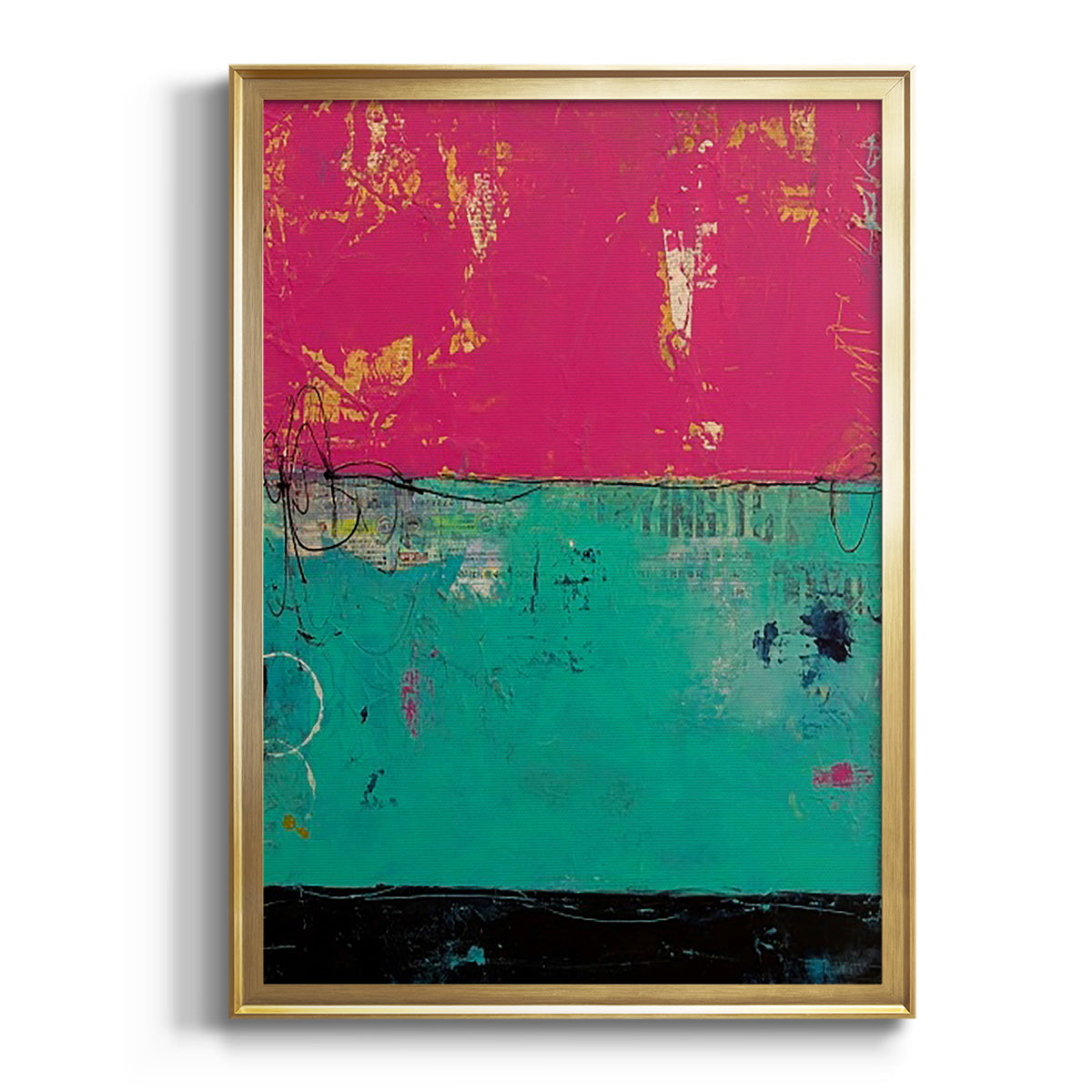 Good Mood - Modern Framed Canvas Print