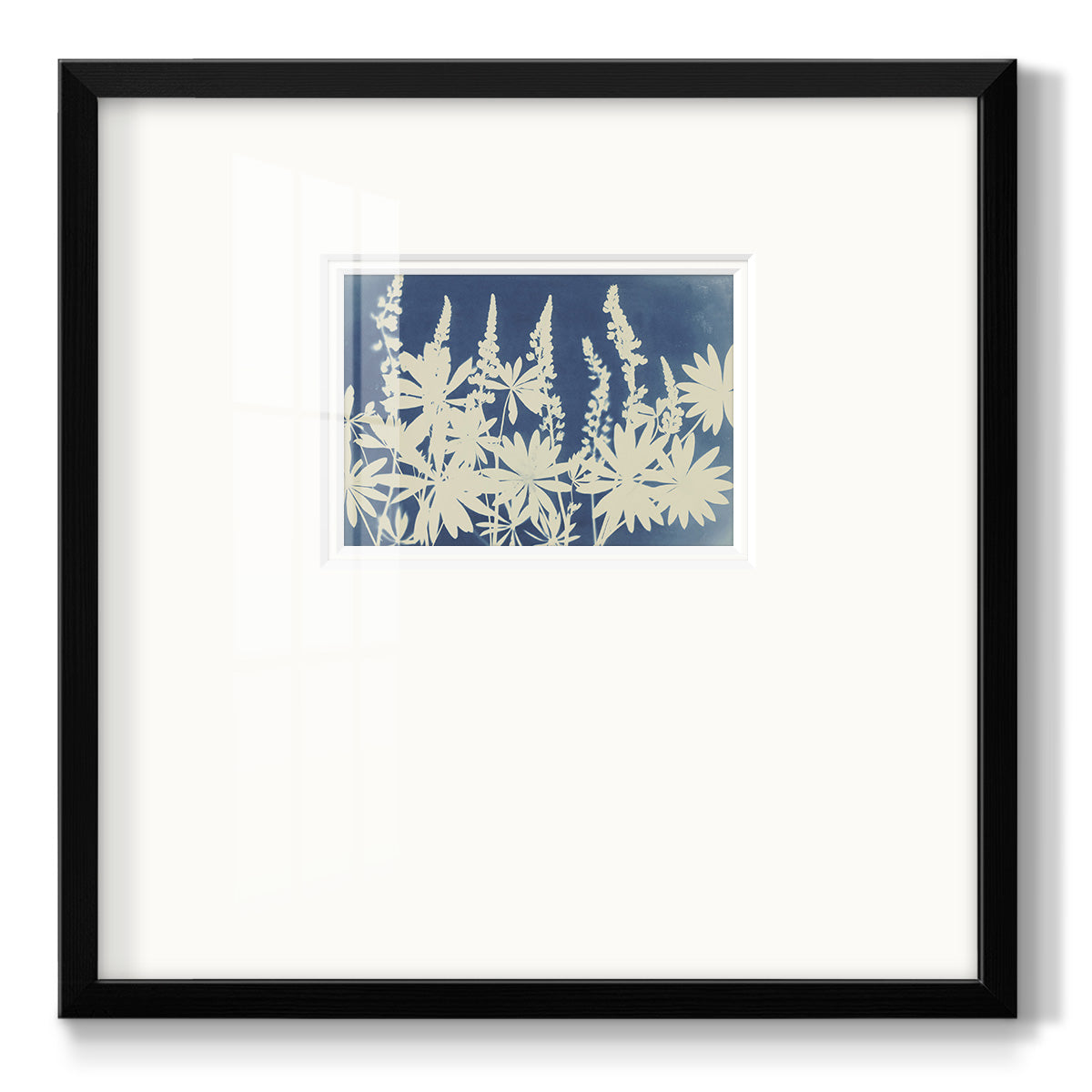 Lovely Lupine- Premium Framed Print Double Matboard