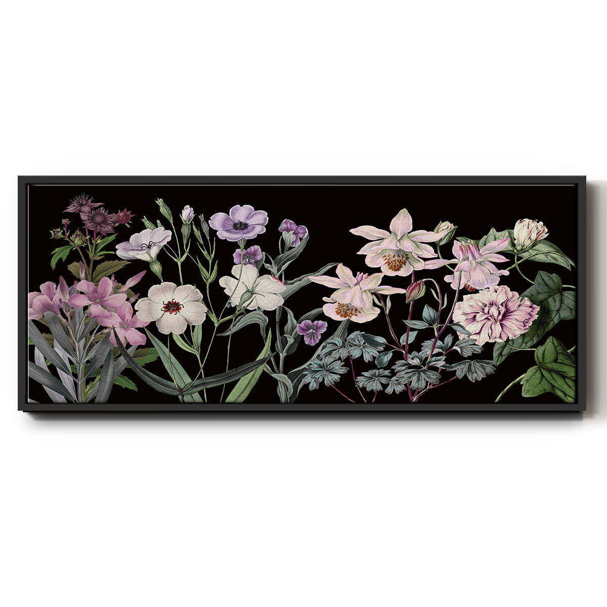 Garden Array - Floater Framed Canvas Print