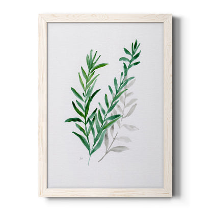 Freshly Picked II - Barnwood Framed Canvas Print