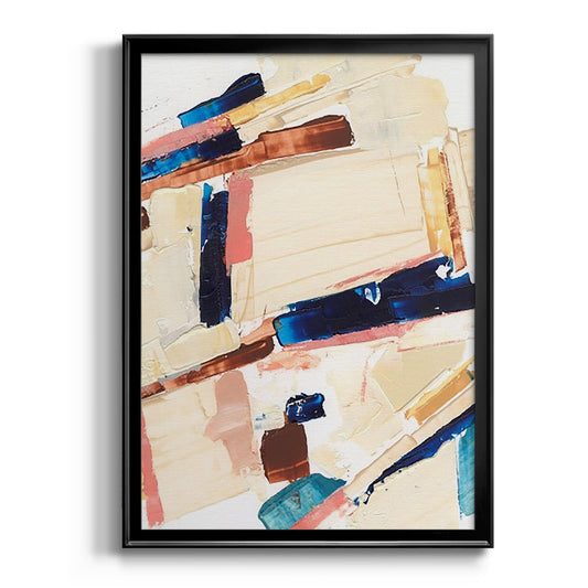 Pivot Point I - Modern Framed Canvas Print