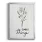Simple Things Sketch - Modern Framed Canvas Print