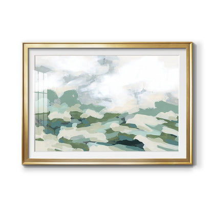 Verdant Hillside II Premium Framed Print - Ready to Hang