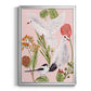 Birds in Motion I - Modern Framed Canvas Print