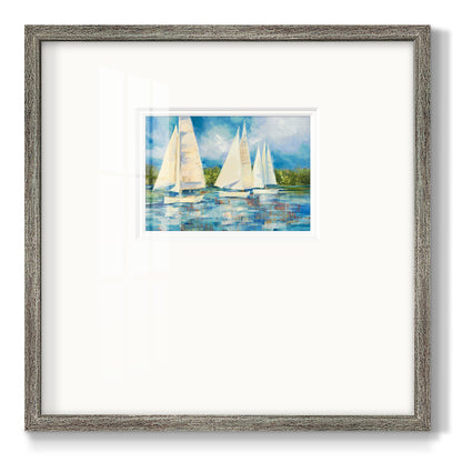 Clear Sailing Premium Framed Print Double Matboard