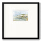 Sea Cove Impression I - Double Matboard Framed Print
