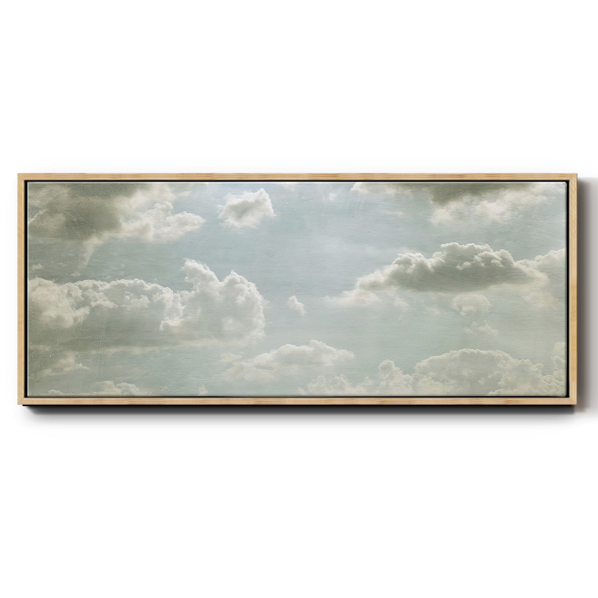 Sky Scrapers III - Floater Framed Canvas Print