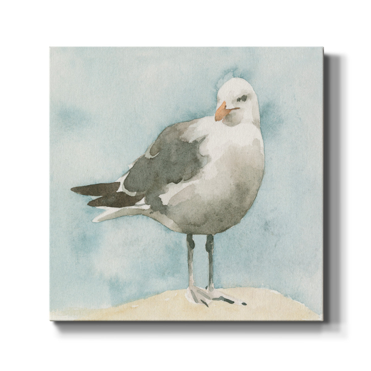 Simple Seagull I-Premium Gallery Wrapped Canvas - Ready to Hang