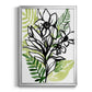 Tropical Sketchbook II - Modern Framed Canvas Print