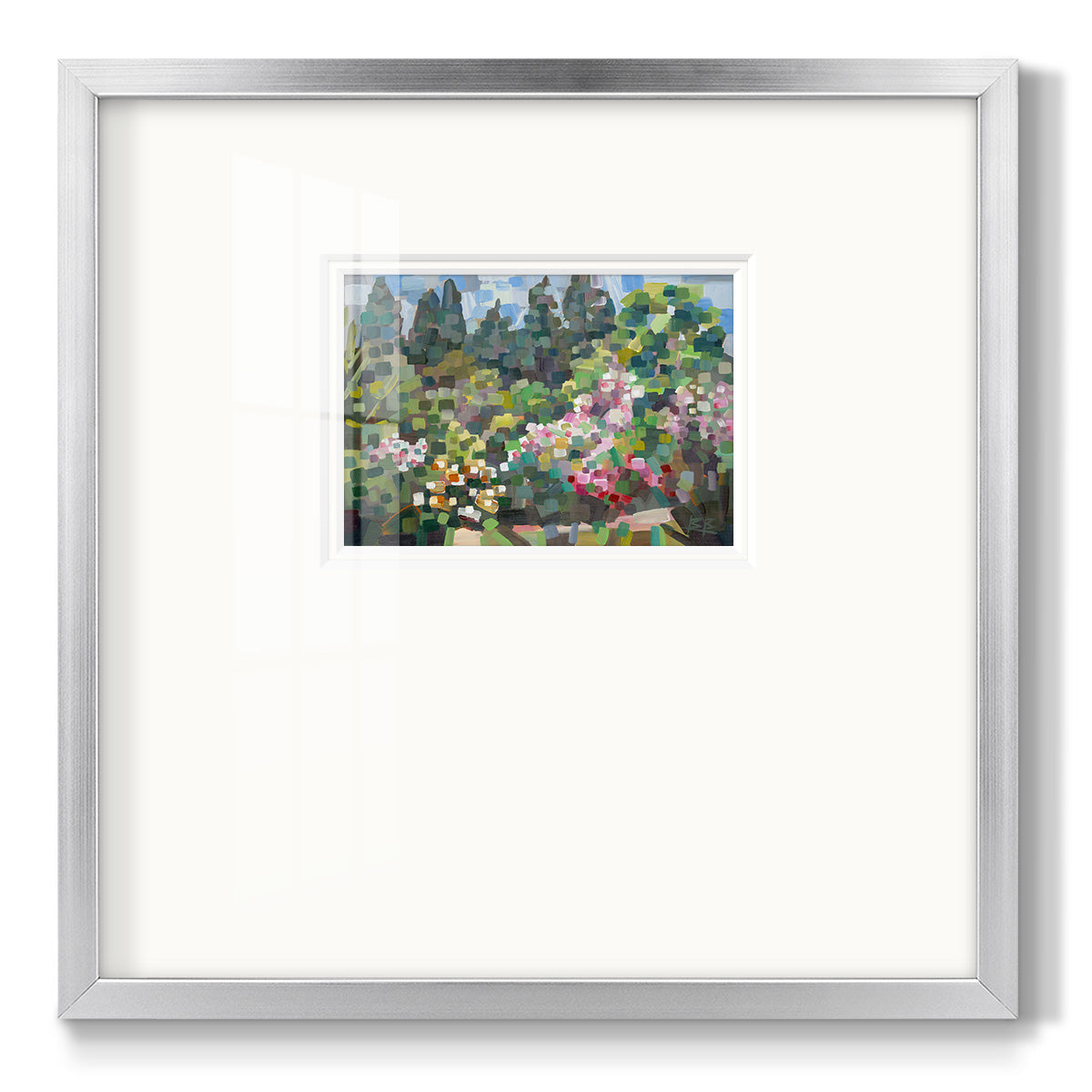 Arboretum in Spring Premium Framed Print Double Matboard