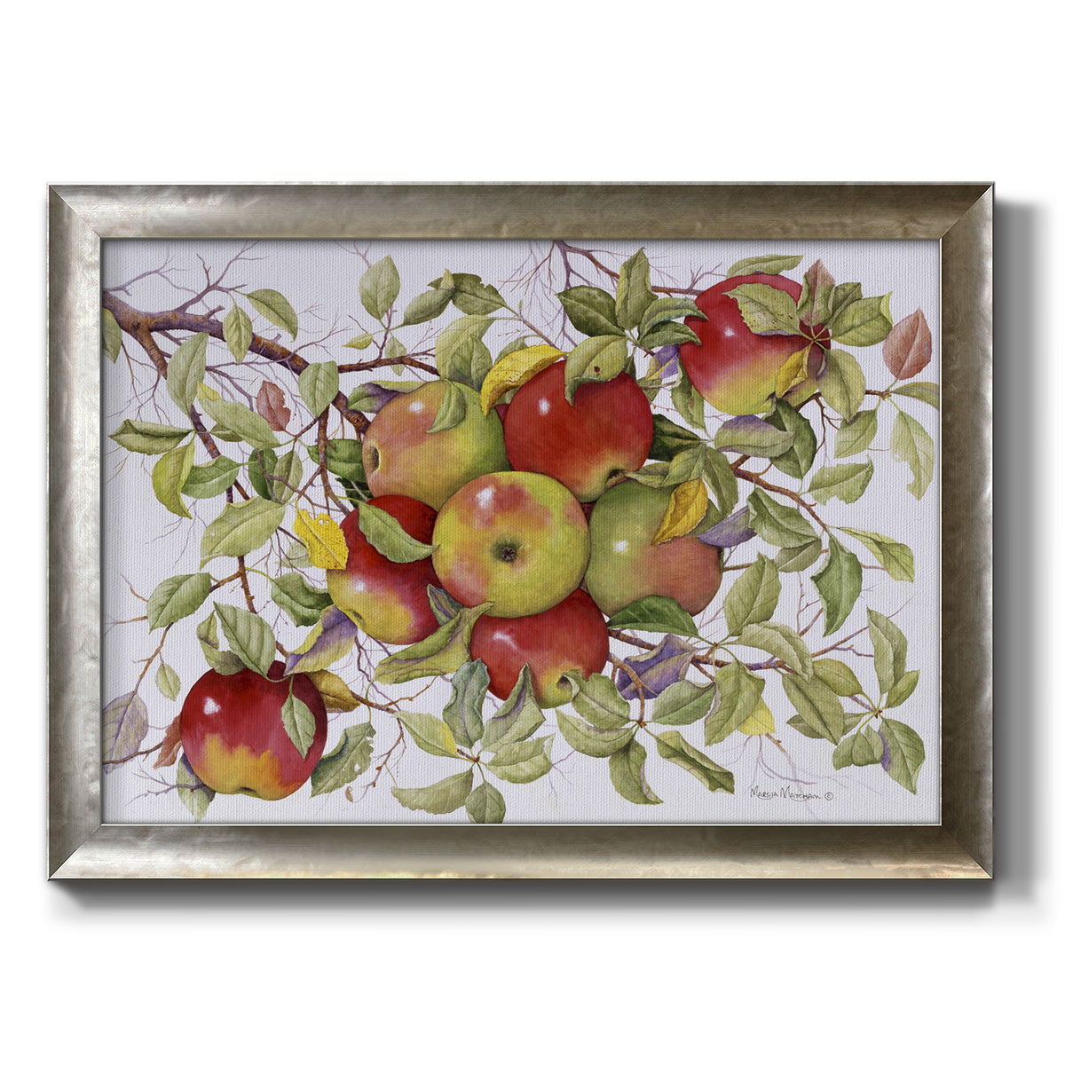 Apples Premium Framed Canvas- Ready to Hang