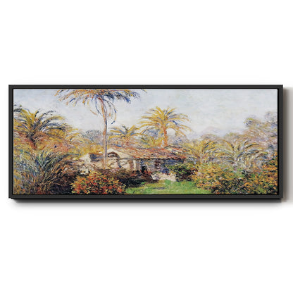 Small Country Farm in Bordighera, 1884 - Floater Framed Canvas Print