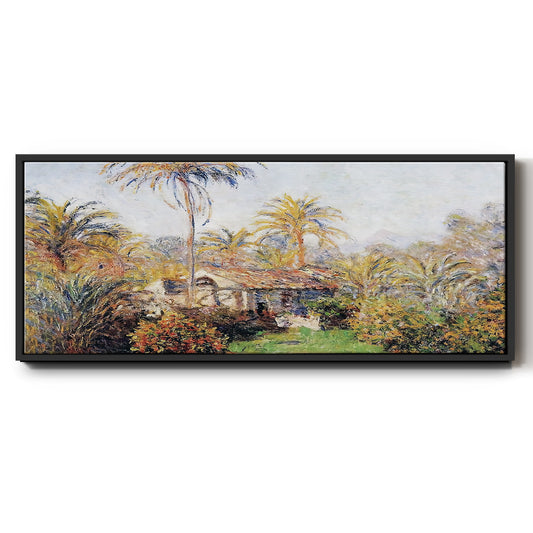 Small Country Farm in Bordighera, 1884 - Floater Framed Canvas Print