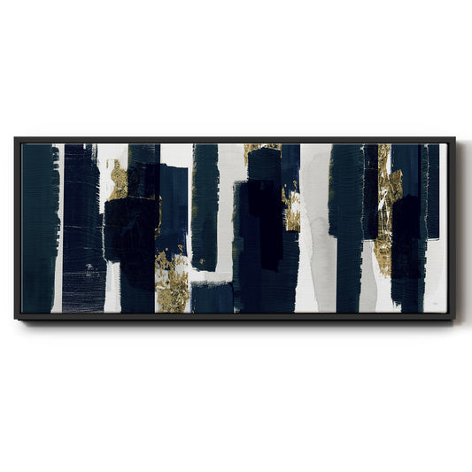 Brooklyn Walk - Floater Framed Canvas Print