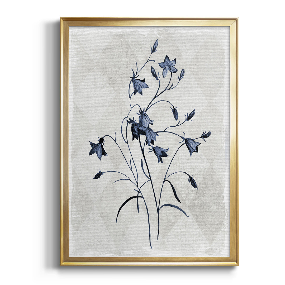 Harlequin Botanical II - Modern Framed Canvas Print