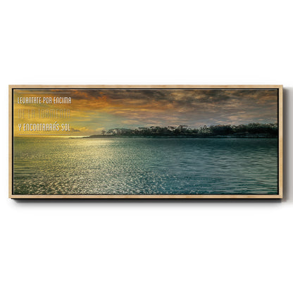 Encontraras - Floater Framed Canvas Print