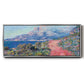 The Red Road Near Menton, 1884 - Floater Framed Canvas Print