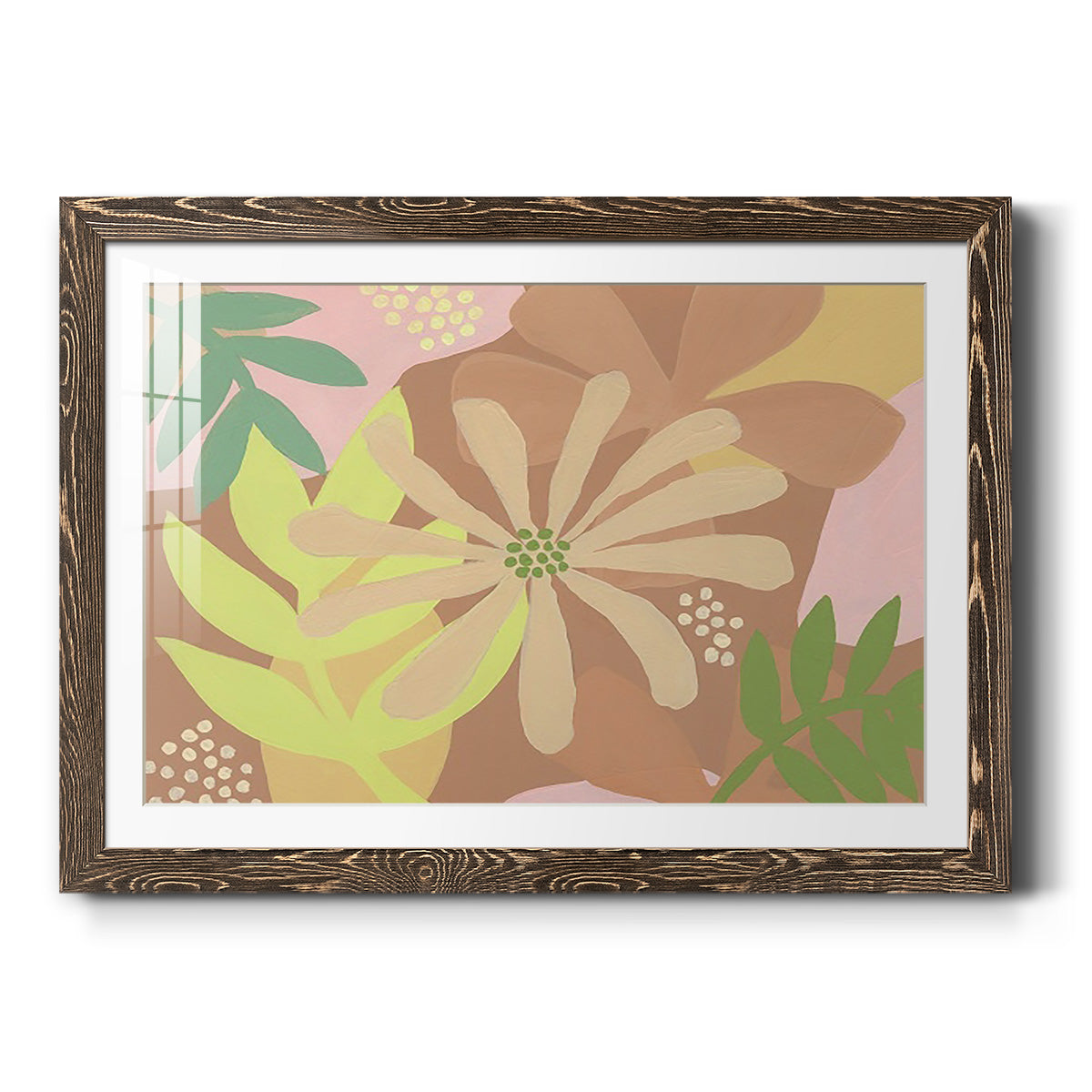 Neutral Blooms II-Premium Framed Print - Ready to Hang