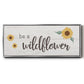 Be a Wildflower - Floater Framed Canvas Print
