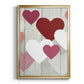 DIY Love Collection F - Modern Framed Canvas Print