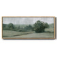 Soft Green Landscape II - Floater Framed Canvas Print