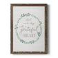 Start Each Day - Barnwood Framed Canvas Print