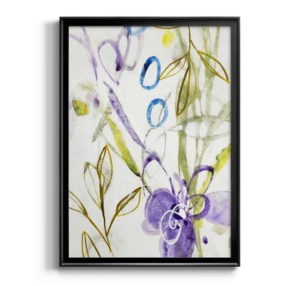 On A Whim II - Modern Framed Canvas Print