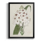 Flore Albo II - Modern Framed Canvas Print