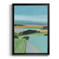 Bright Colored Countryside III - Modern Framed Canvas Print