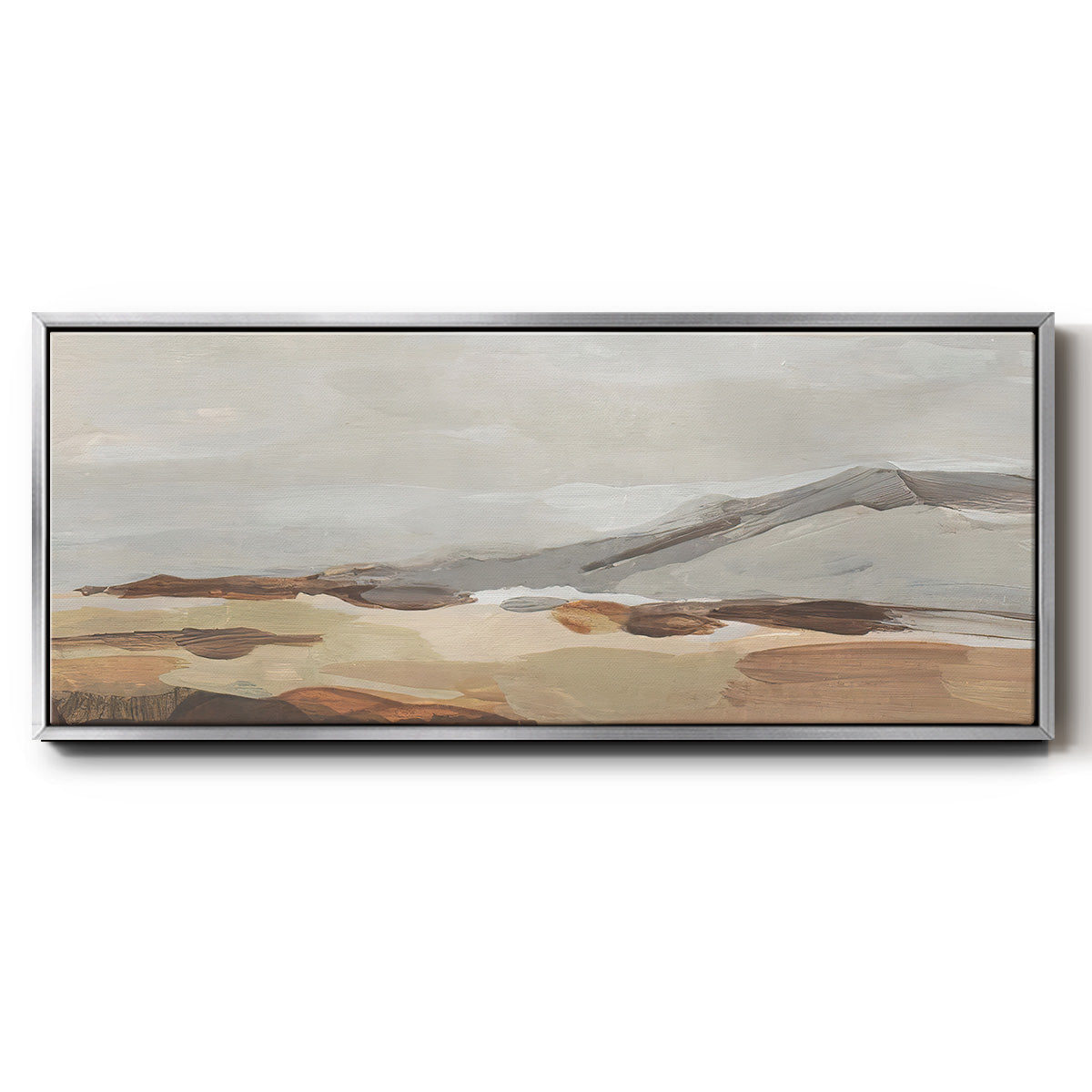 Dusky Mountain I - Floater Framed Canvas Print