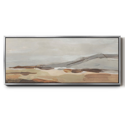 Dusky Mountain I - Floater Framed Canvas Print