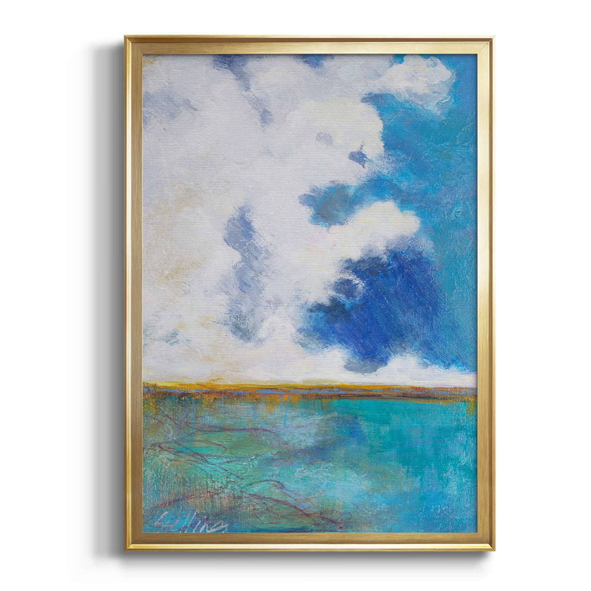 Mistrall - Modern Framed Canvas Print