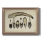 Vintage Feathers VII Premium Framed Canvas- Ready to Hang