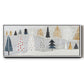 Christmas Chalet Collection D - Floater Framed Canvas Print
