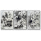 Marbling VII - Framed Premium Gallery Wrapped Canvas L Frame 3 Piece Set - Ready to Hang