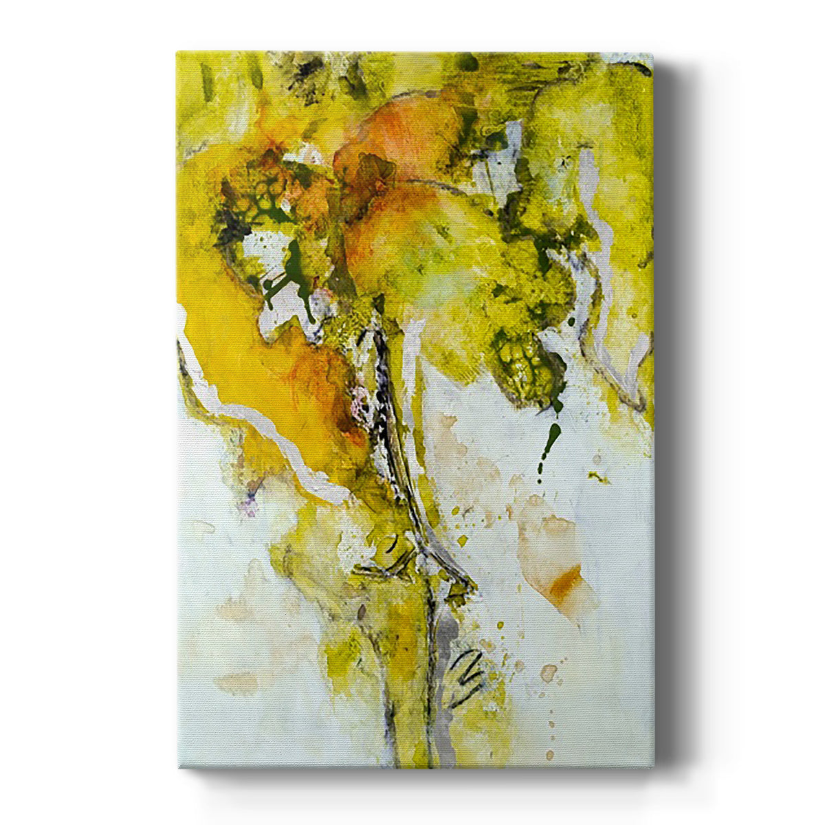 Golden Foliage II Premium Gallery Wrapped Canvas - Ready to Hang