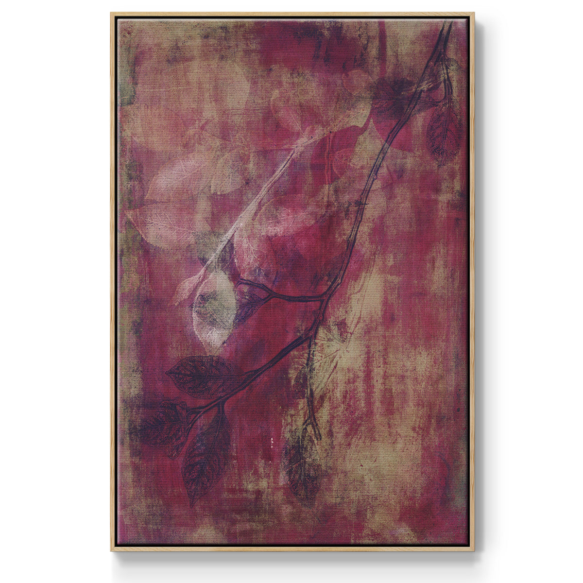 Branching Out XVII - Framed Premium Gallery Wrapped Canvas L Frame - Ready to Hang