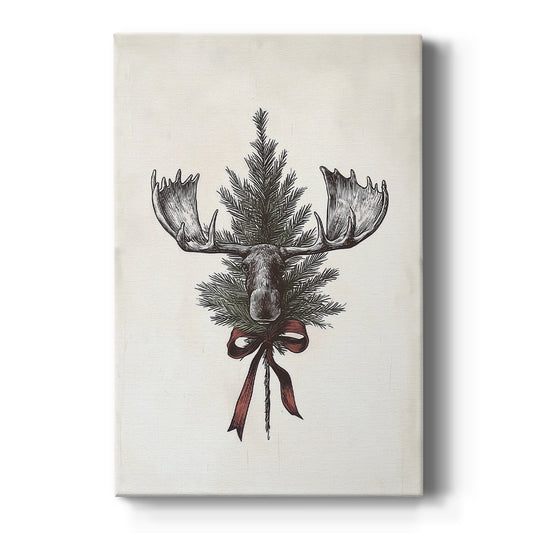Pearled Fir Hearth - Canvas Art Print