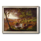 Falling Spring - Ornate Framed Canvas Print