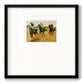 Day at the Race V - Double Matboard Framed Print
