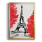 Day in Paris II - Modern Framed Canvas Print