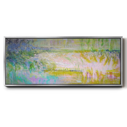 Etude - Floater Framed Canvas Print