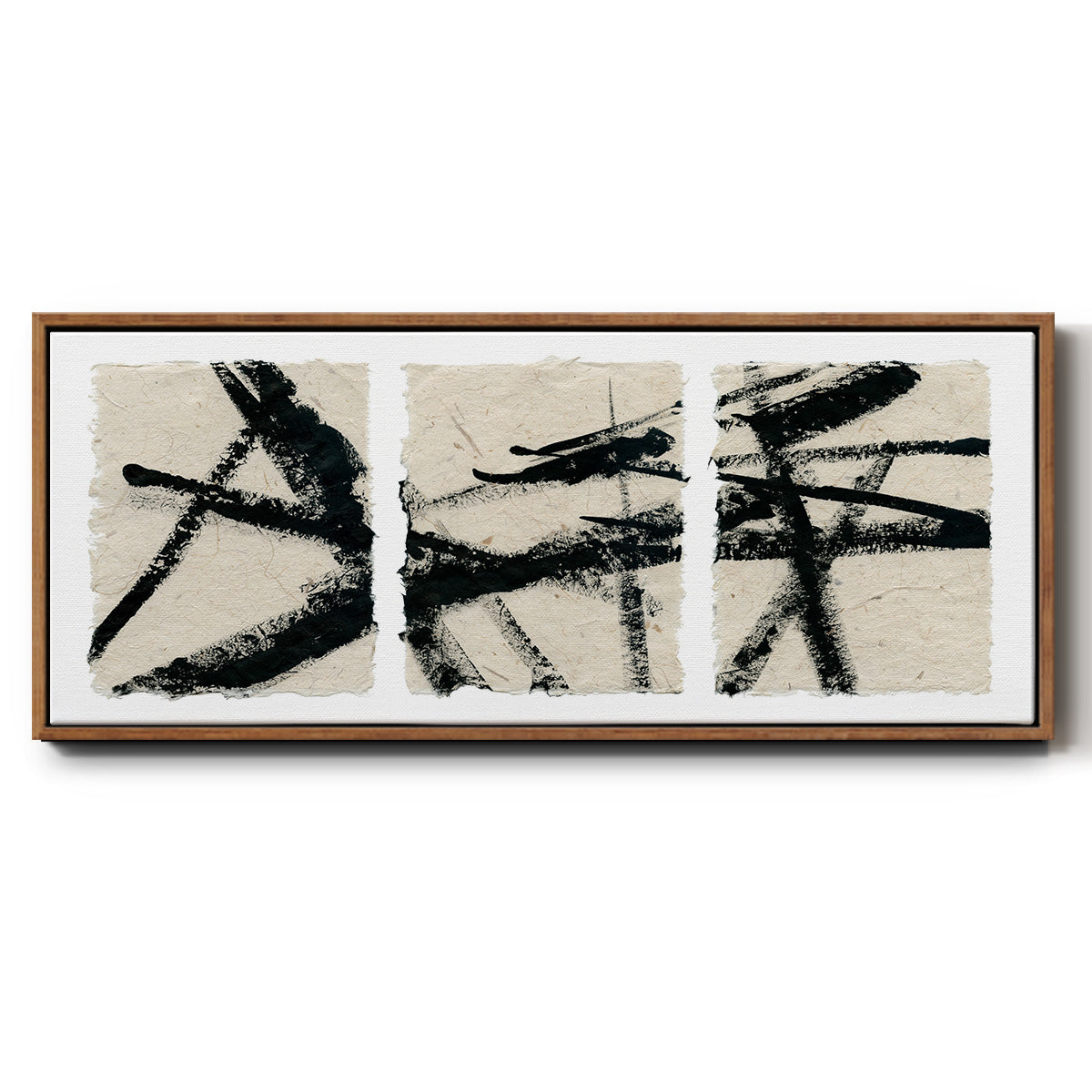 Got Our Lines Crossed - Floater Framed Canvas Print