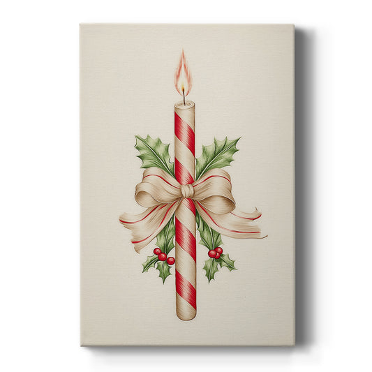 Dusk of Golden Candle - Canvas Art Print