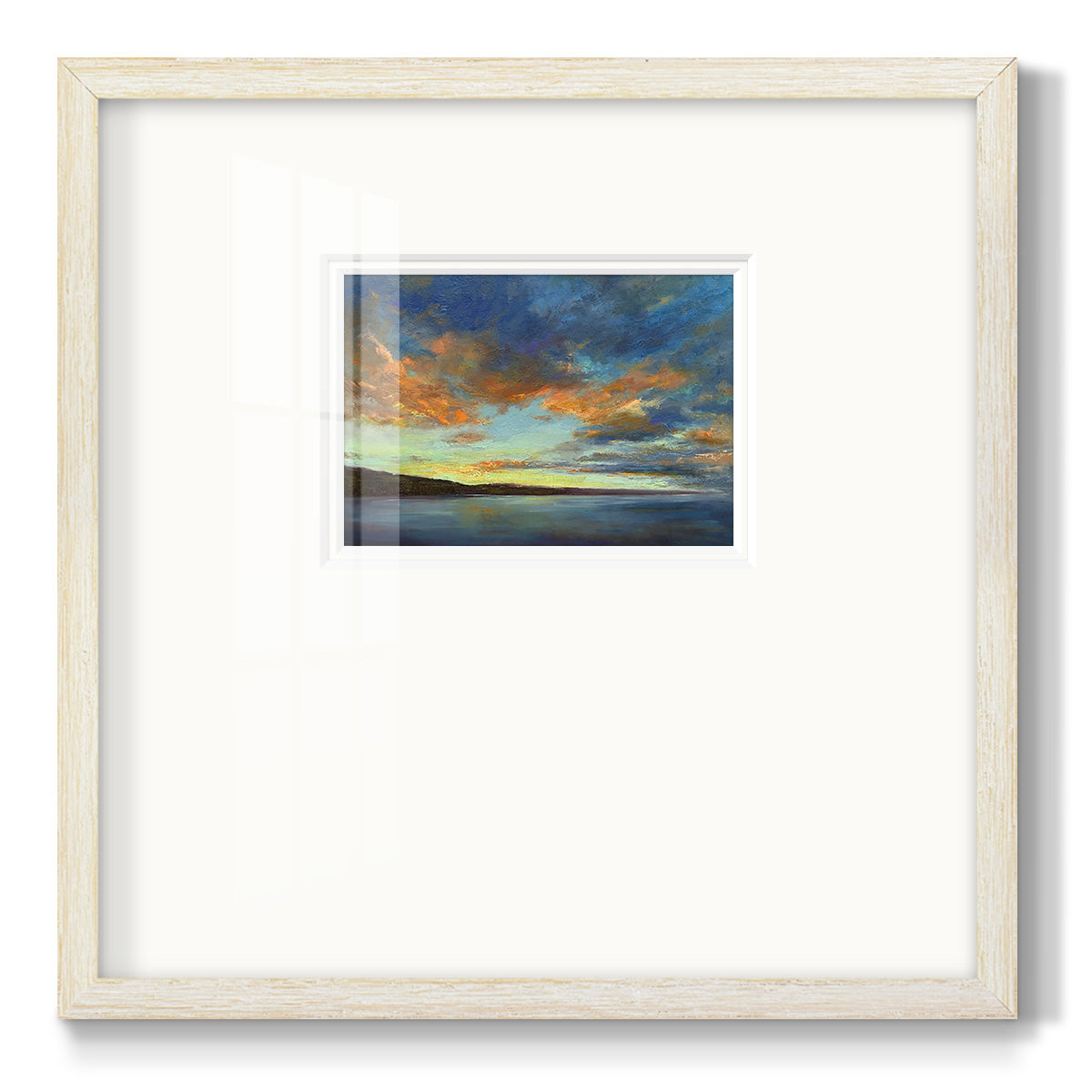 Coastal Views IV Premium Framed Print Double Matboard