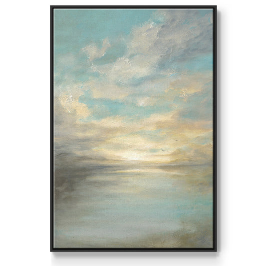 Morning Glory - Framed Premium Gallery Wrapped Canvas L Frame - Ready to Hang