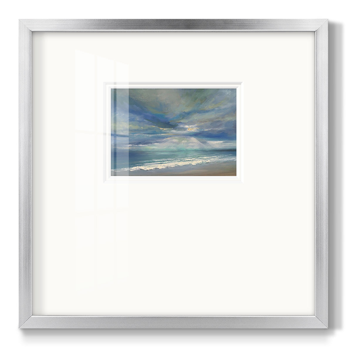 God Rays Premium Framed Print Double Matboard