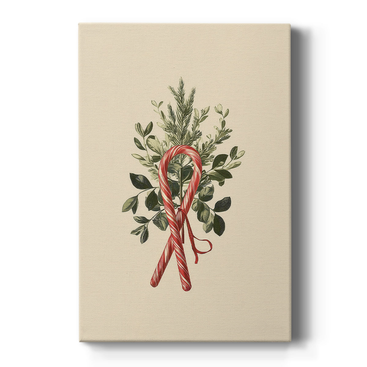 Midnight of Tinsel-Gold Star - Canvas Art Print