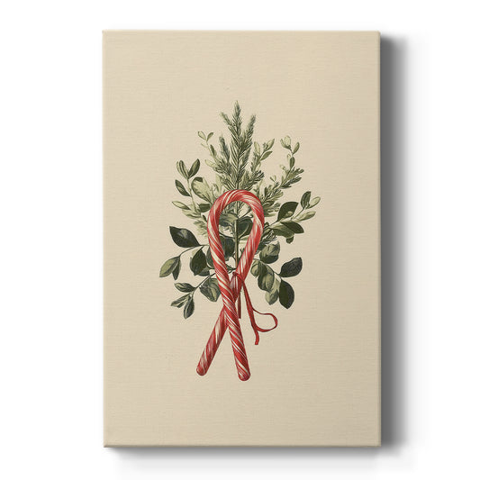 Midnight of Tinsel-Gold Star - Canvas Art Print