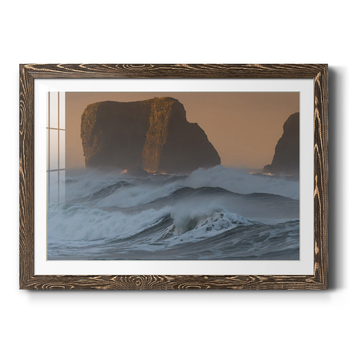 To the Shore - Barnwood Framed Art Print